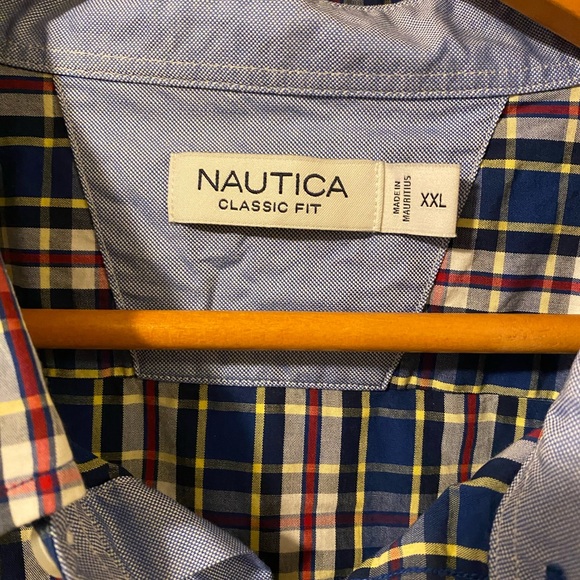 EUC Nautica Men’s Short Sleeve Dress Shirt Size XXL - Picture 3 of 4